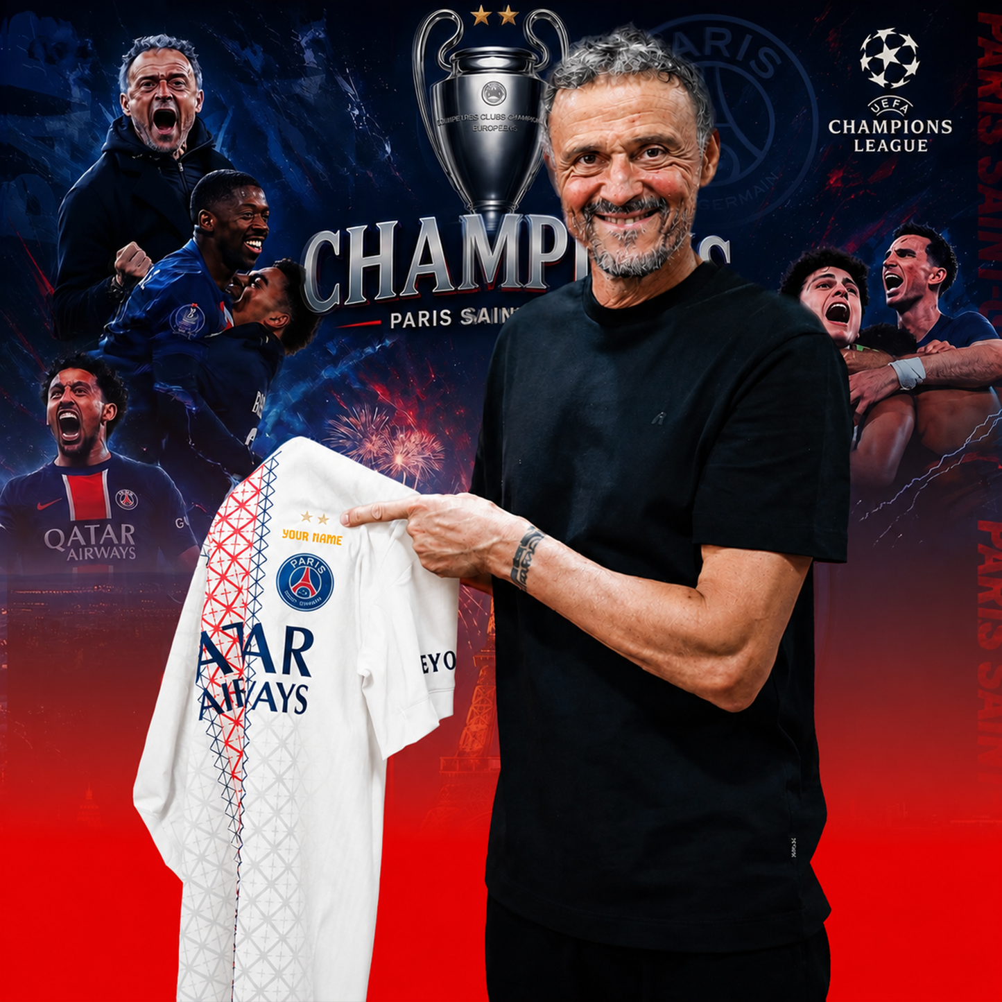 PREMIUM PSG X THANK FOR MEMORIES V0306 SHIRT LIMITED EDITIONS NDT VHM 010626