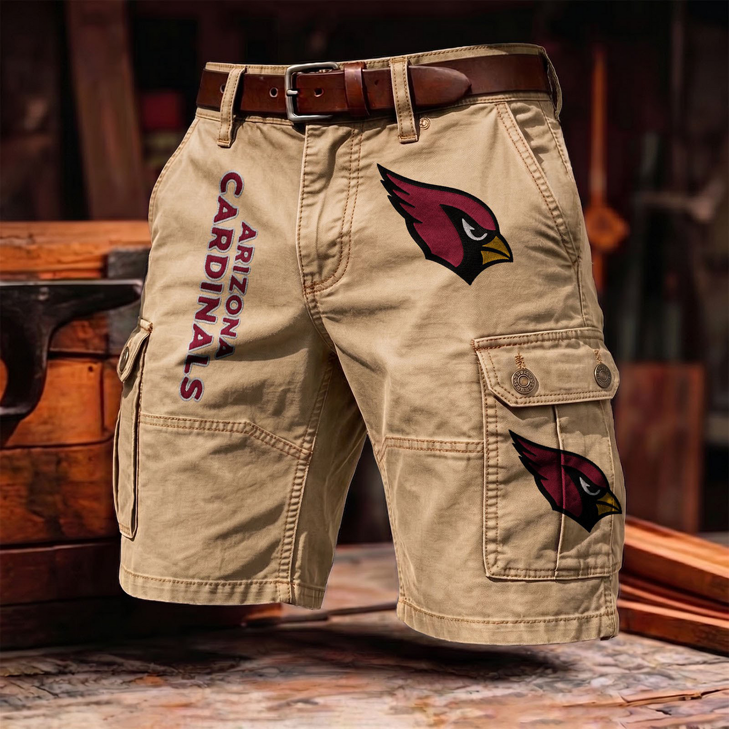 AC x NFL Men's cotton cargo shorts 80526 LBN
