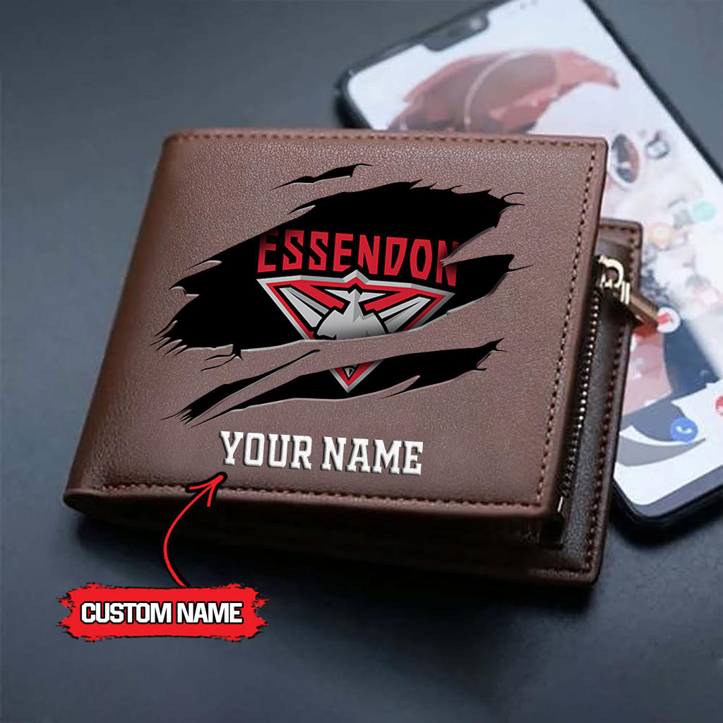 AFL x ESS Custom Name Leather Wallet HLP 5026 hlphuong