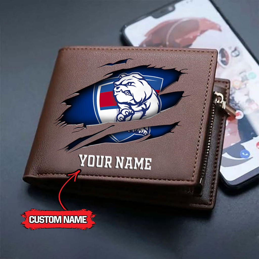 AFL x WB Custom Name Leather Wallet HLP 5026 hlphuong
