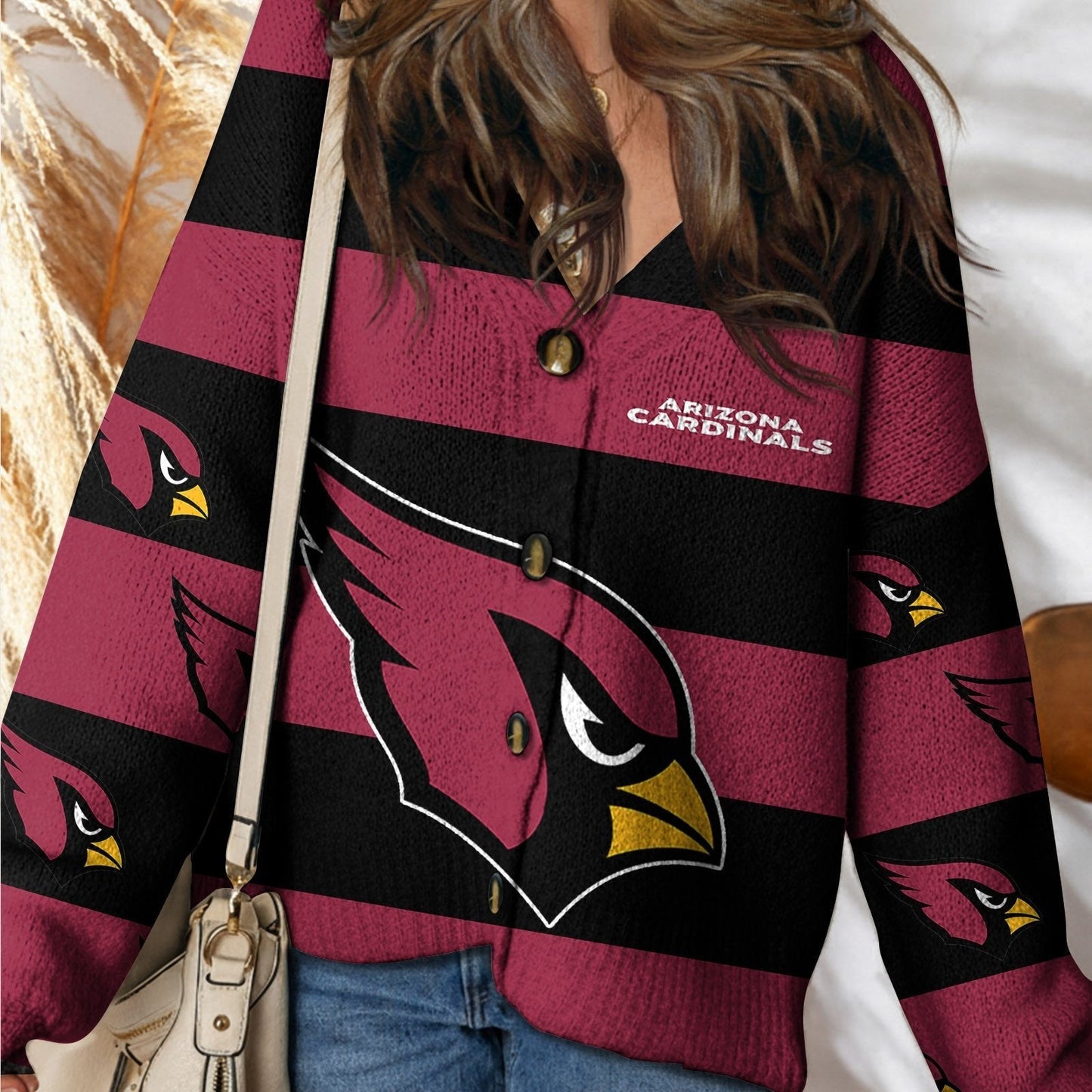 ARI x NFL Cardigan Sweatshirt With Button DatND DVT