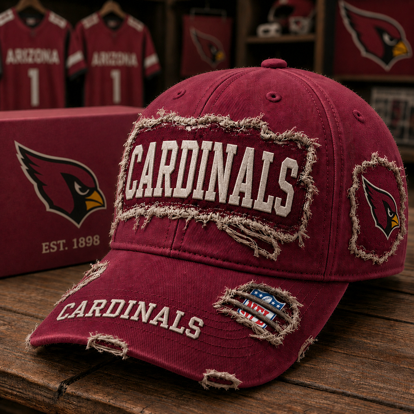 ARI x NFL Premium Patch Cap 1806