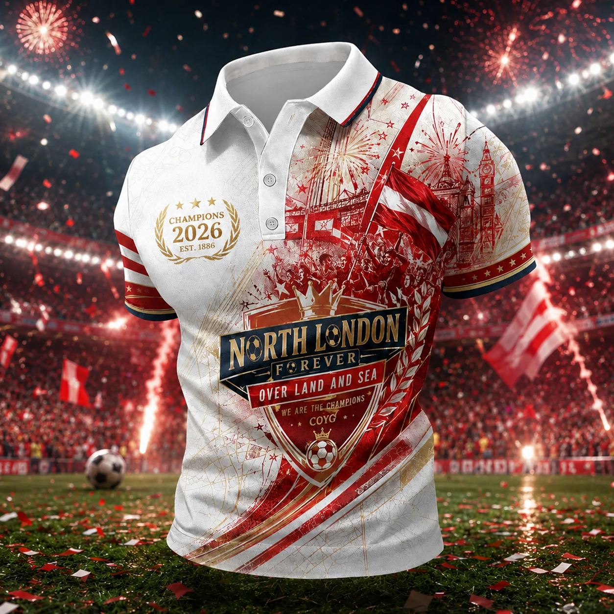ARS F.C Premier League Champions 25-26 V13 Shirt DDT 212526 NTL