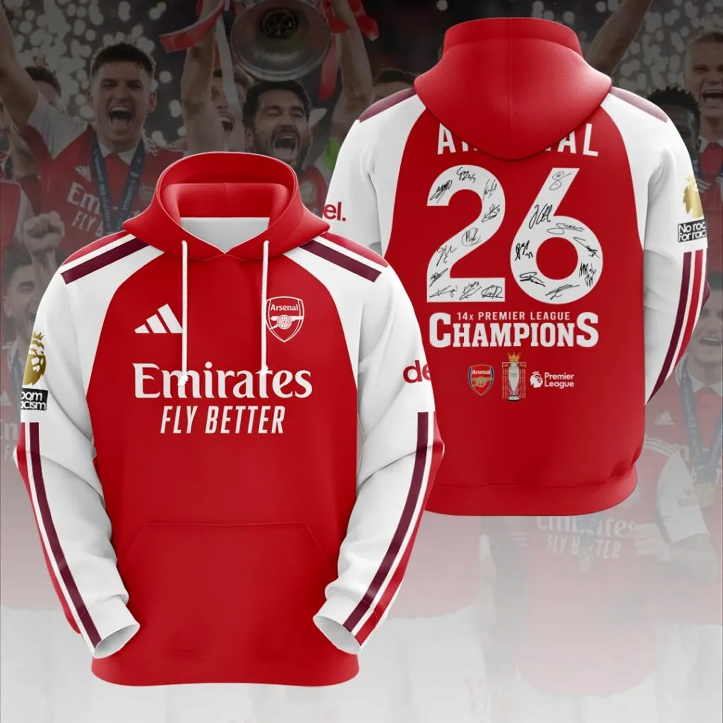 ARS FC Premier League Champions 2526 3D Shirt 2405 V1 DatND DVT