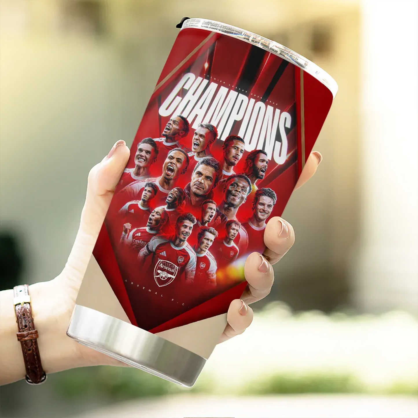 ARS FC Premier League Champions 2526 Tumbler Cup V1 2205 DatND DVT