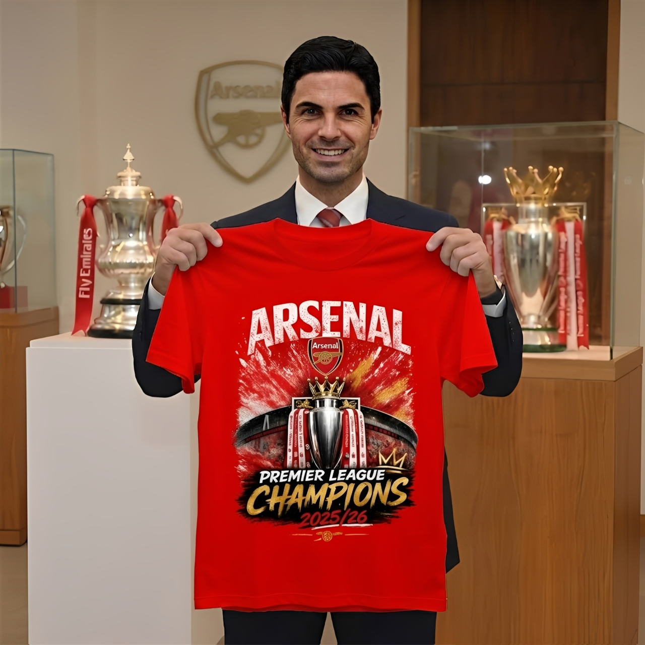 ARS xEPL Premier League Champions T-shirt V13 DDT 200526 HLPHUONG