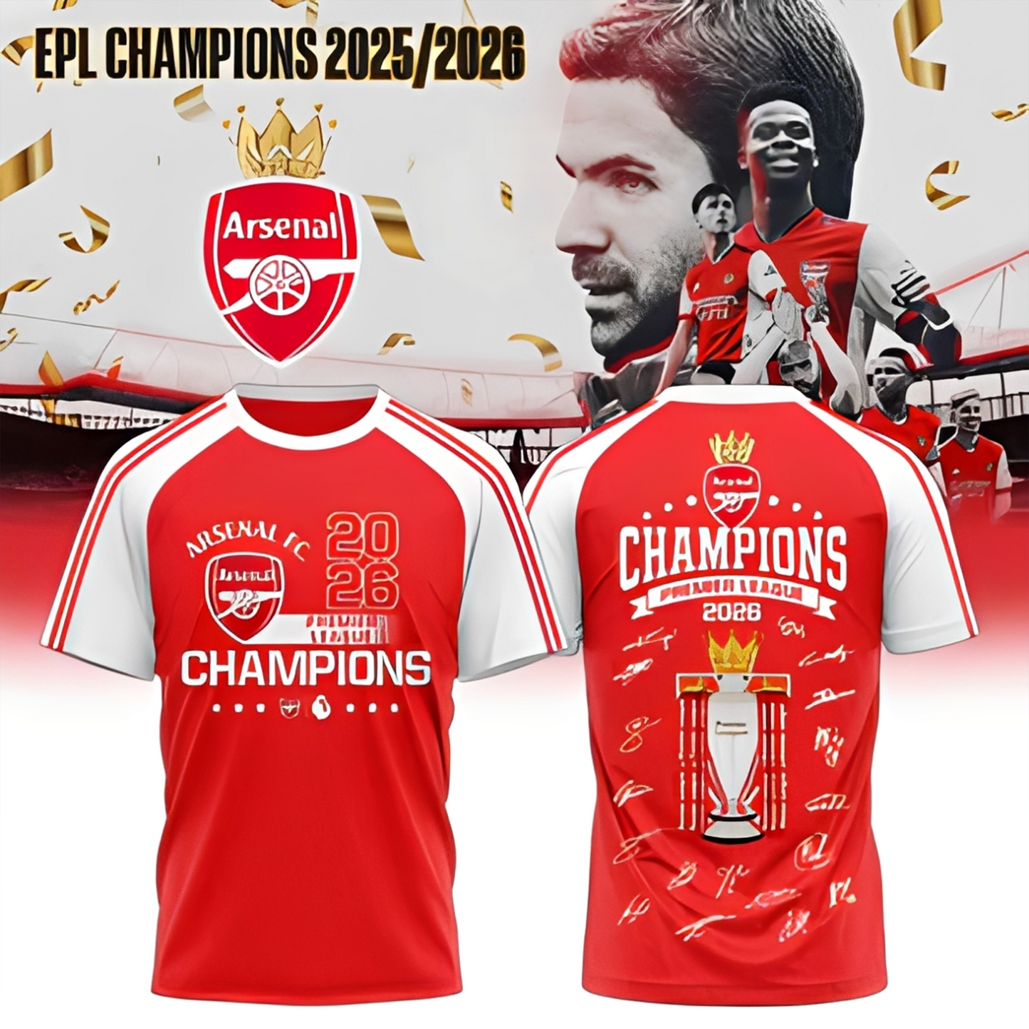 ARS xEPL Premier League Champions T-shirt V7 DDT 200526 HLPHUONG