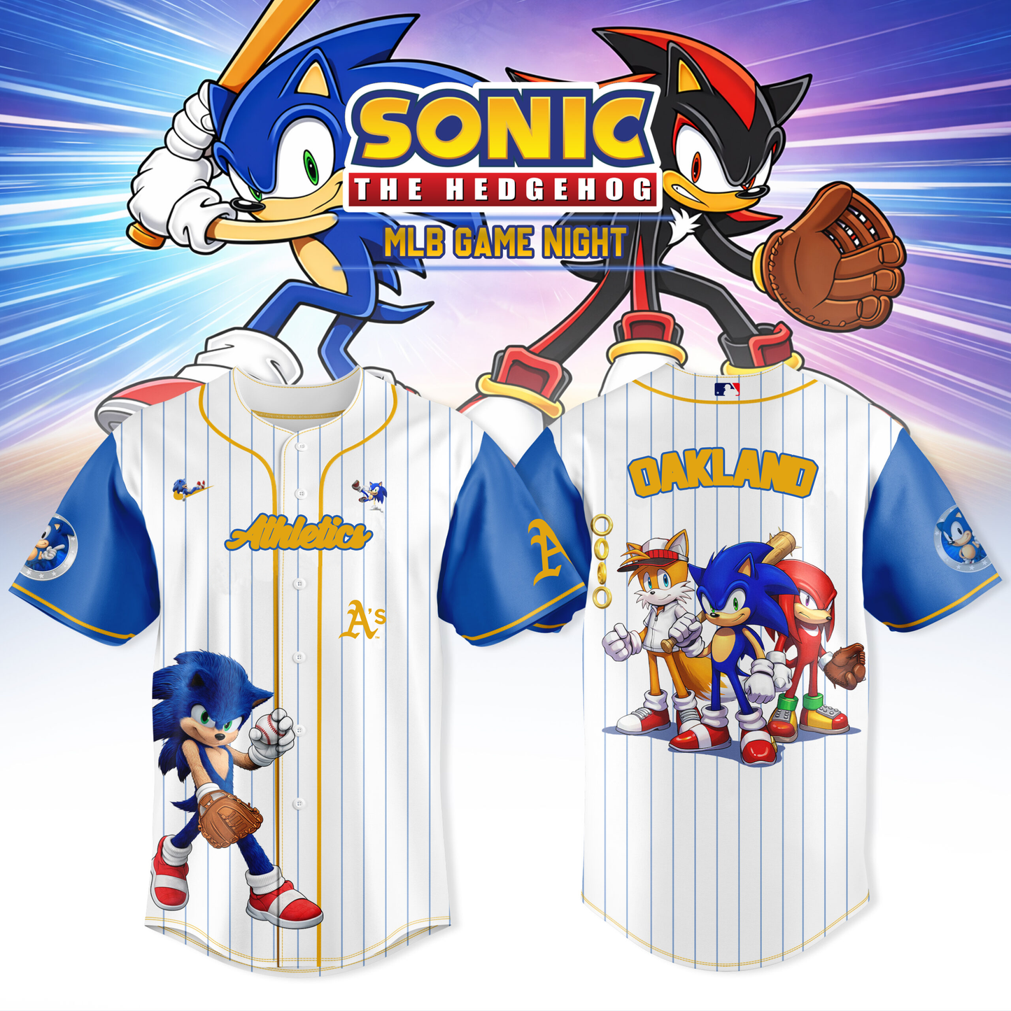 ATH x MLB Sonic Game Night Jersey DDT CTND