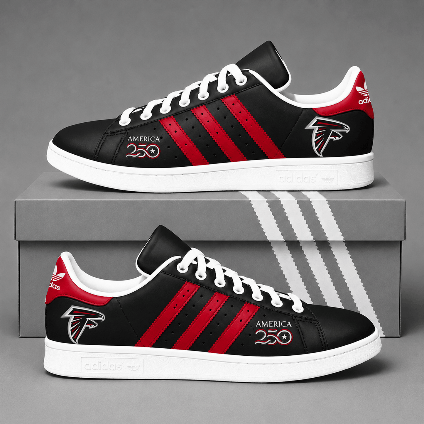 ATL x NFL Premium America 250 Team Pride Superstar Sneakers 150626