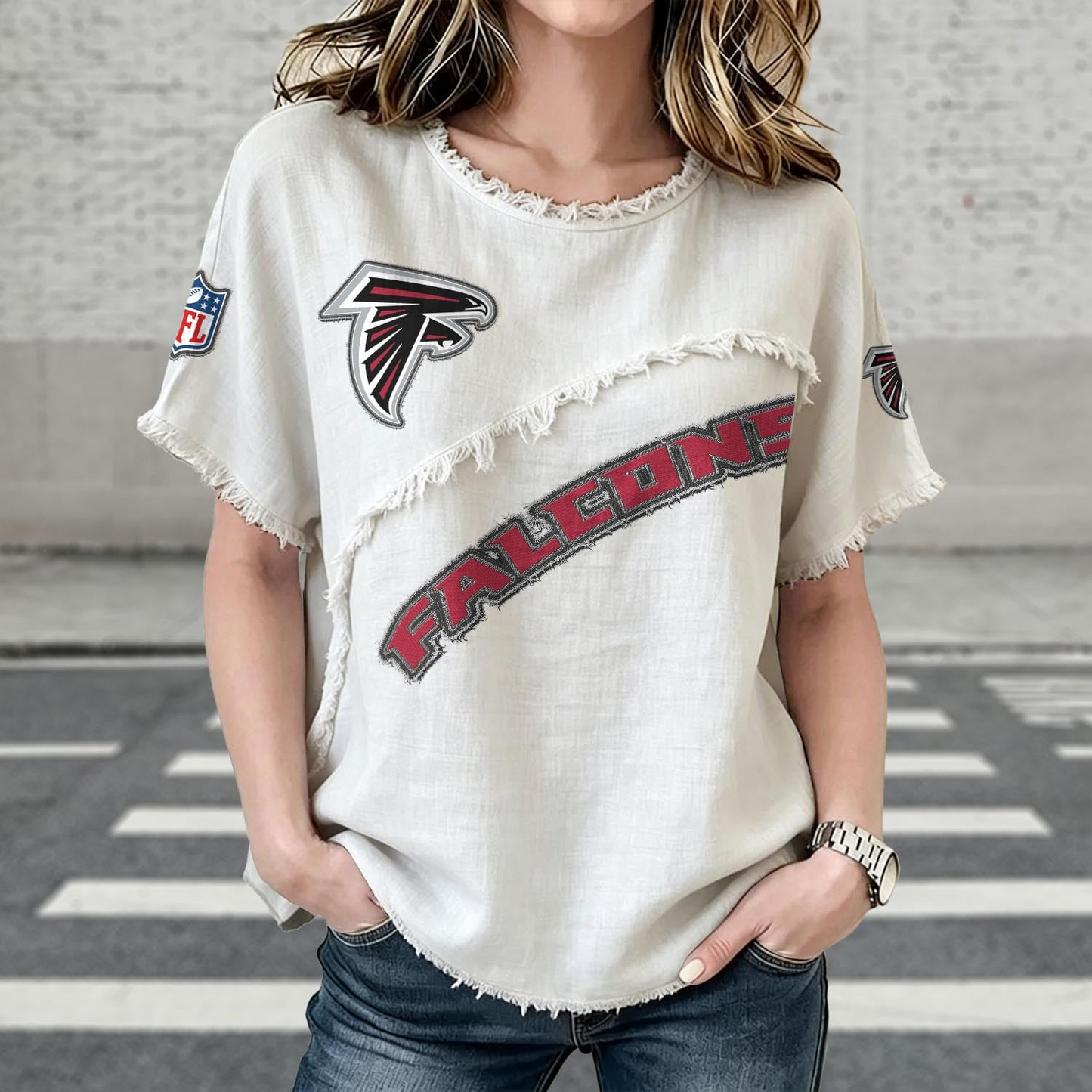 ATL x NFL Women’s Vintage O-Neck 2905 DatND DVT