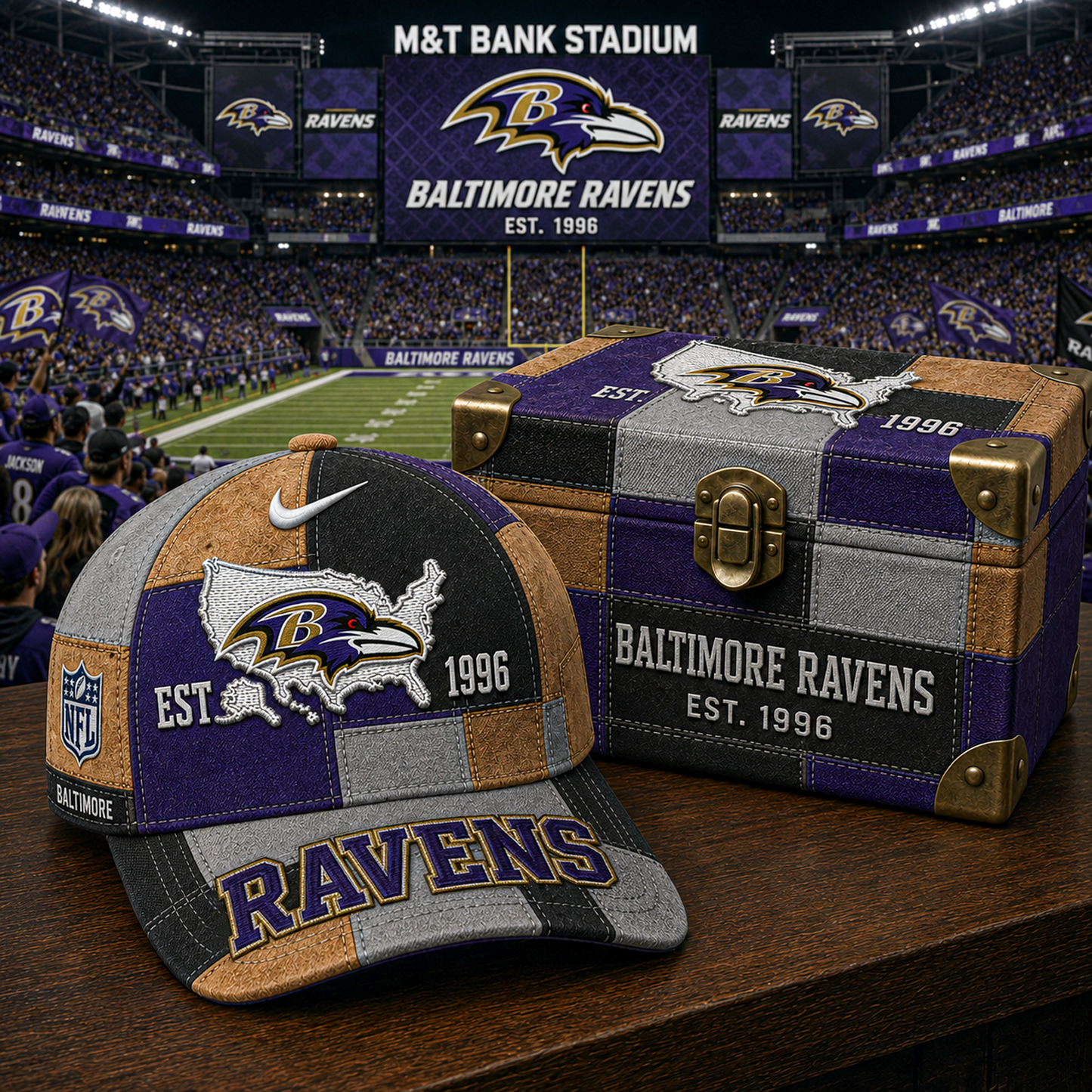 BAL x NFL Premium Heritage Game Day Classic Cap 1505 DatND DVT
