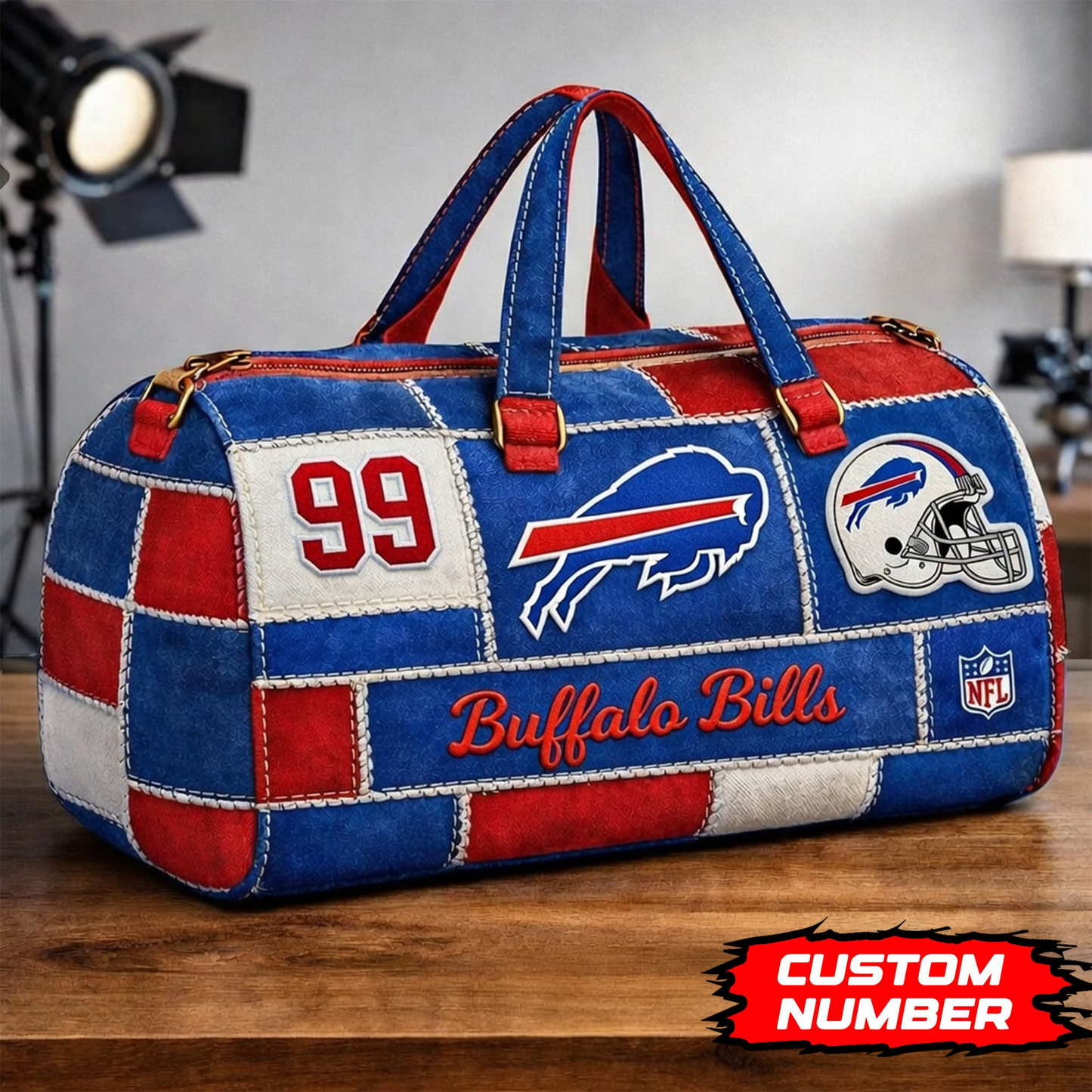 BB Premium NFL Game Day Quilted Duffle Bag DDT NTL