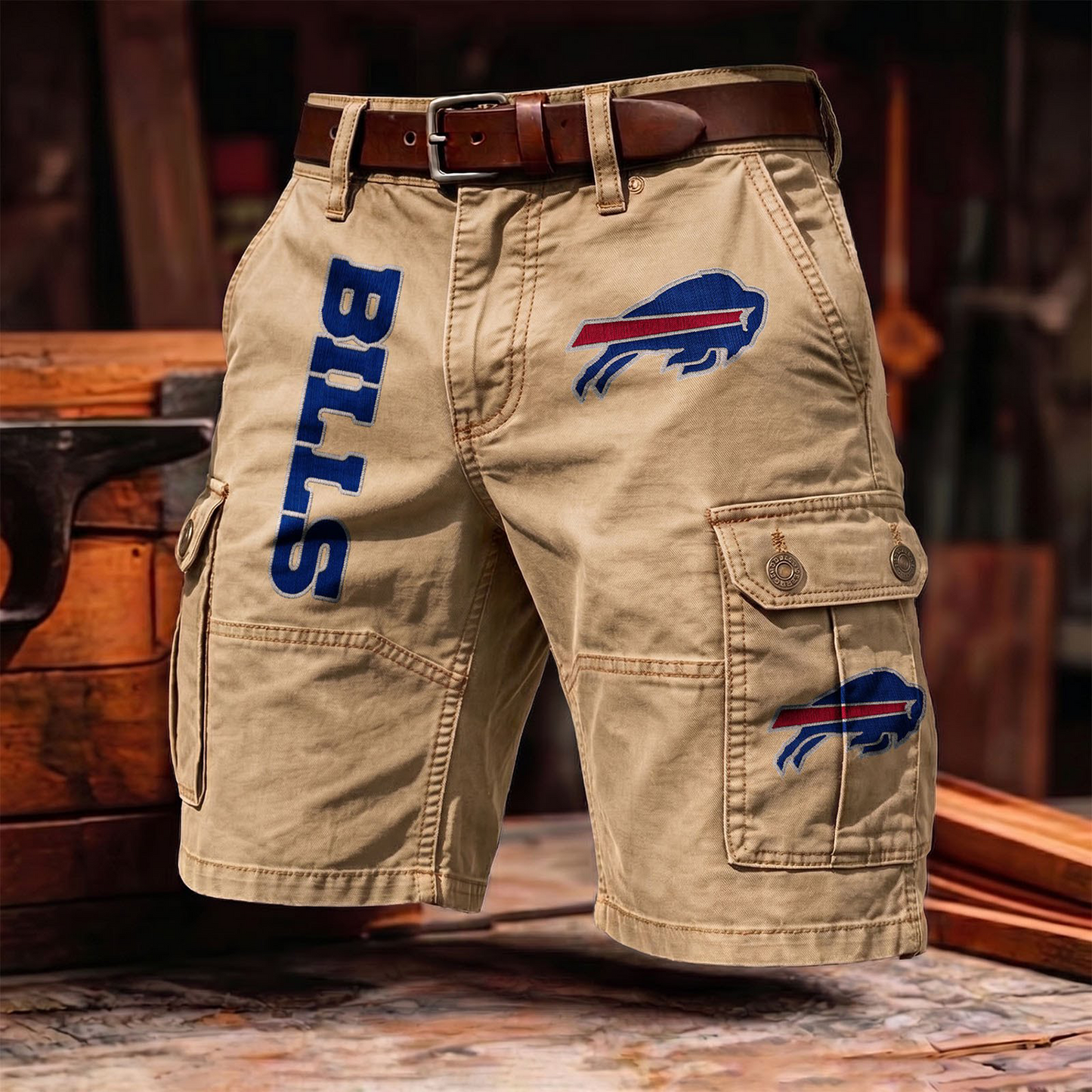 BB x NFL Men's cotton cargo shorts 80526 LBN