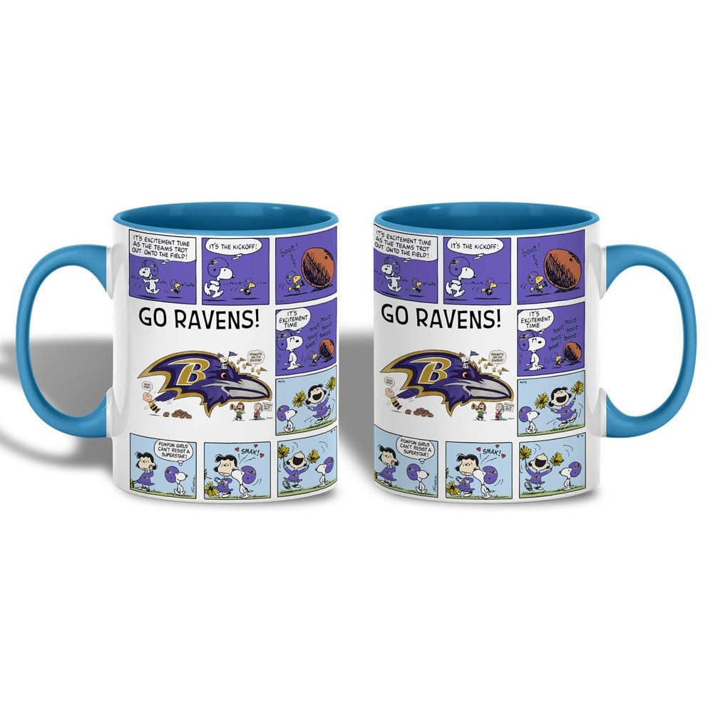 BR Premium NFL Peanuts Comic Mug DDT CTND