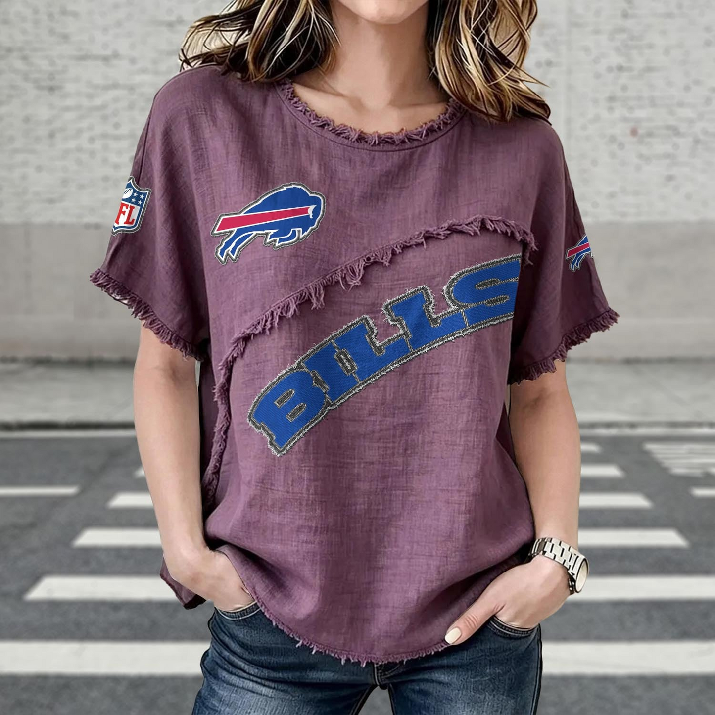 BUF x NFL Women’s Vintage O-Neck 2905 DatND DVT