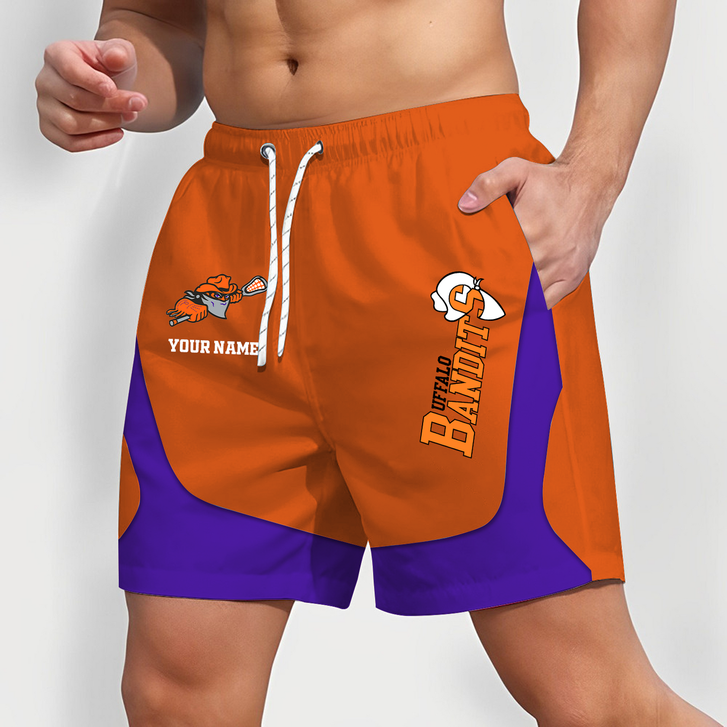 BUF x NLL Team Special Short Pants For Men Custom Name Gifts DATND TANTD 270426