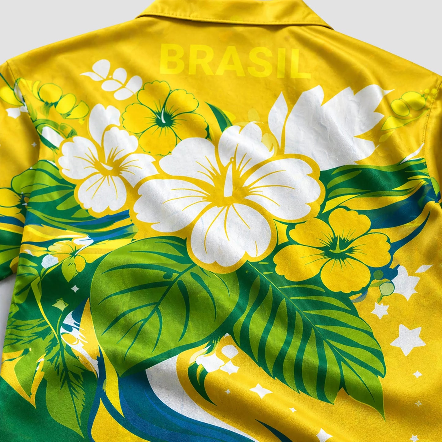 Brazil World Cup 2026 Floral Hawaiian Shirt PVT02 DATND LBN 90526