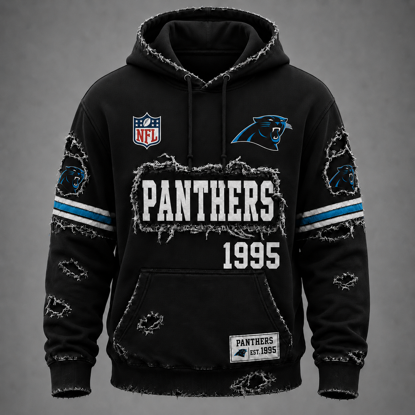 CAR x NFL Distressed Premium Hoodie 0906 DatND DVT