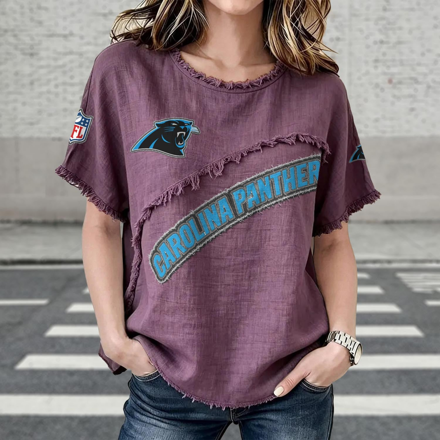 CAR x NFL Women’s Vintage O-Neck 2905 DatND DVT