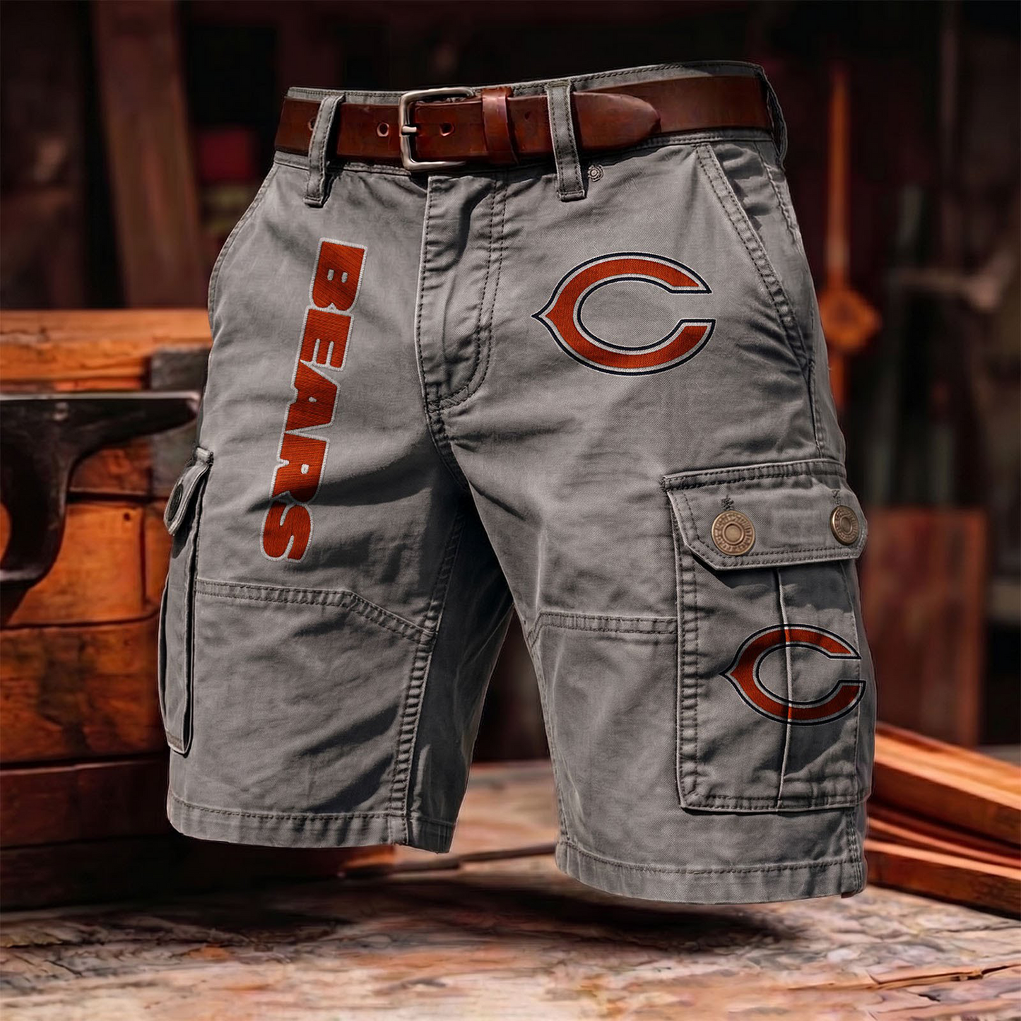 CB x NFL Men's cotton cargo shorts 80526 LBN