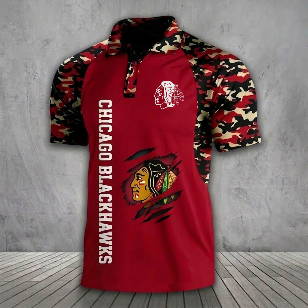 CB x NHL Premium Camouflage Polo DDT TTTZ