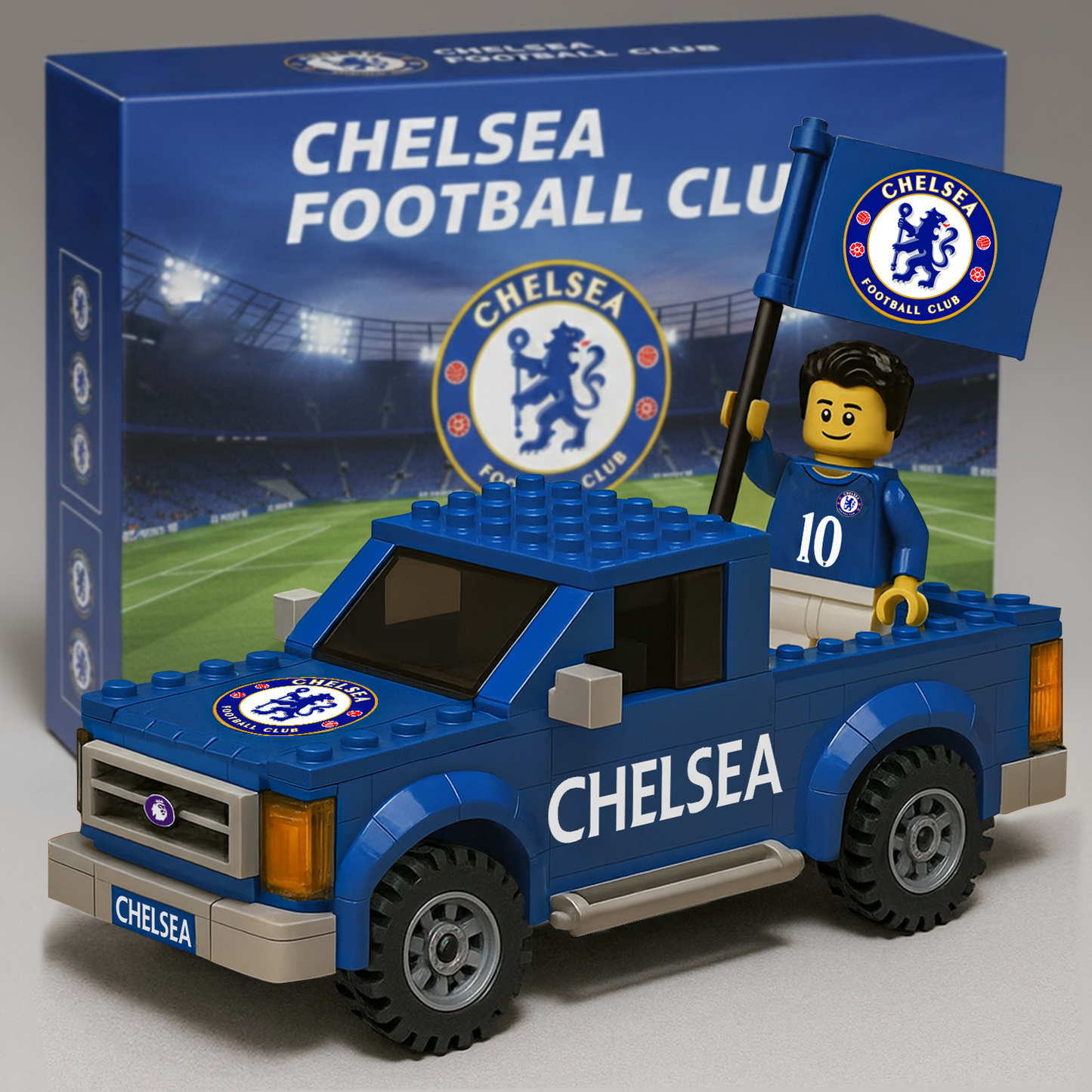 CHE x EPL Building Blocks Truck Toy Set 0212 DatND DVT