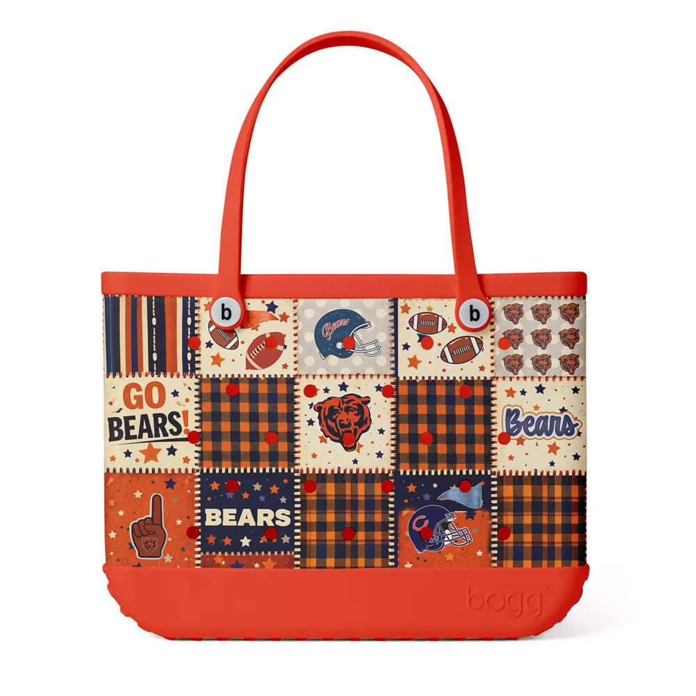 CHI Premium NFL Patchwork Design Beach Tote Bag DDT CTND