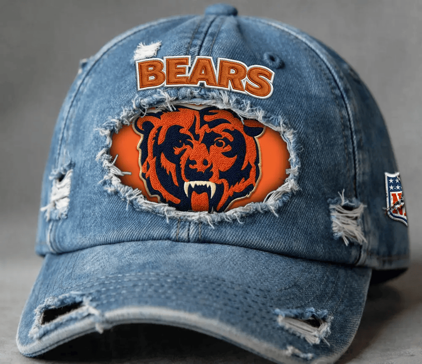 CHI x NFL Denim Washed Cap V3 2805 DatND DVT