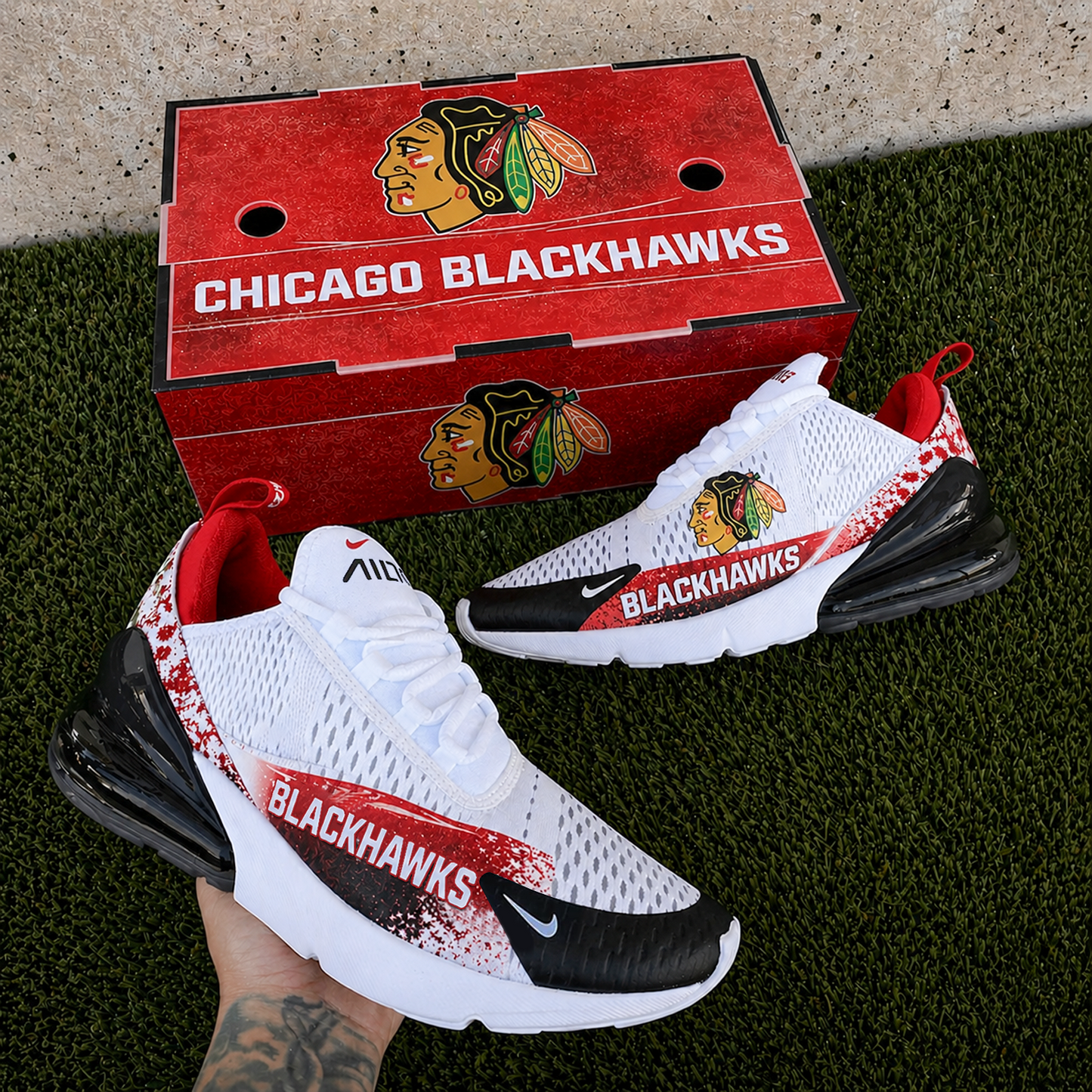 CHI x NHL Nike Air Max 270 Shoes 0505 DatND DVT