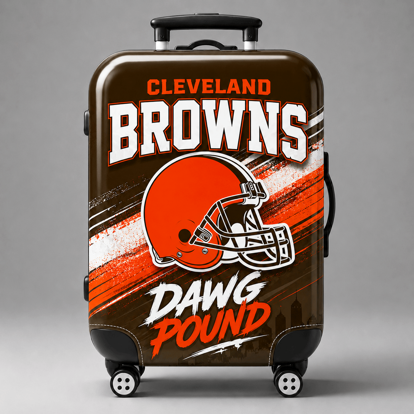CLE Premium NFL Game Day Football Fan Luggage Cover 1706