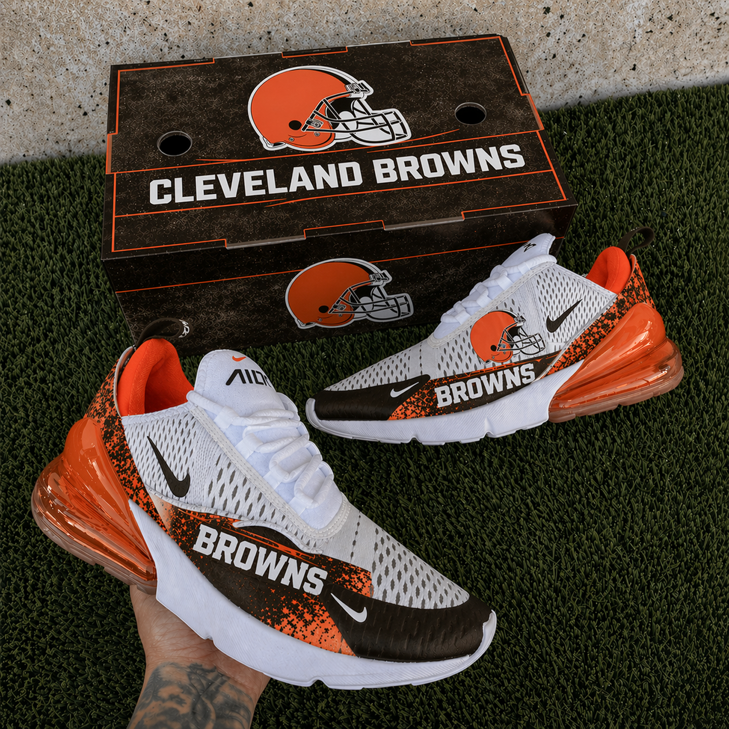 CLE x NFL Nike Air Max 270 Shoes 2104 DatND DVT