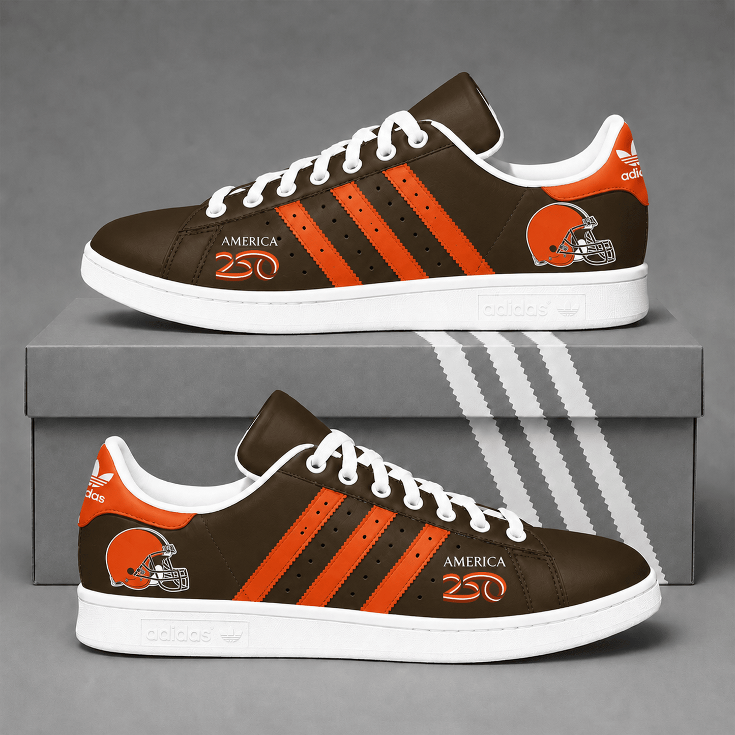 CLE x NFL Premium America 250 Team Pride Superstar Sneakers 150626