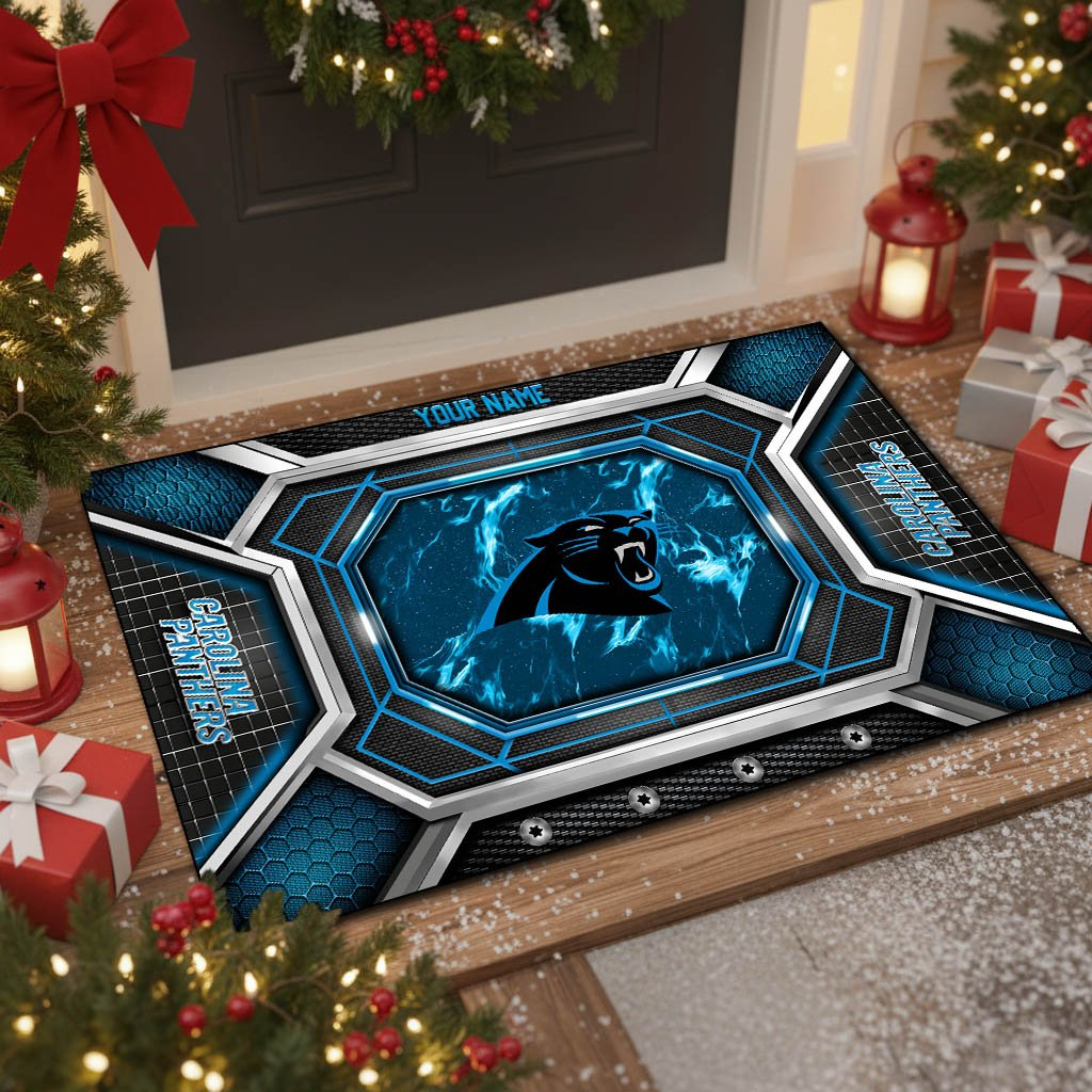 CP x NFL Personalized Sport Doormat, Gifts For Christmas DDT NTL