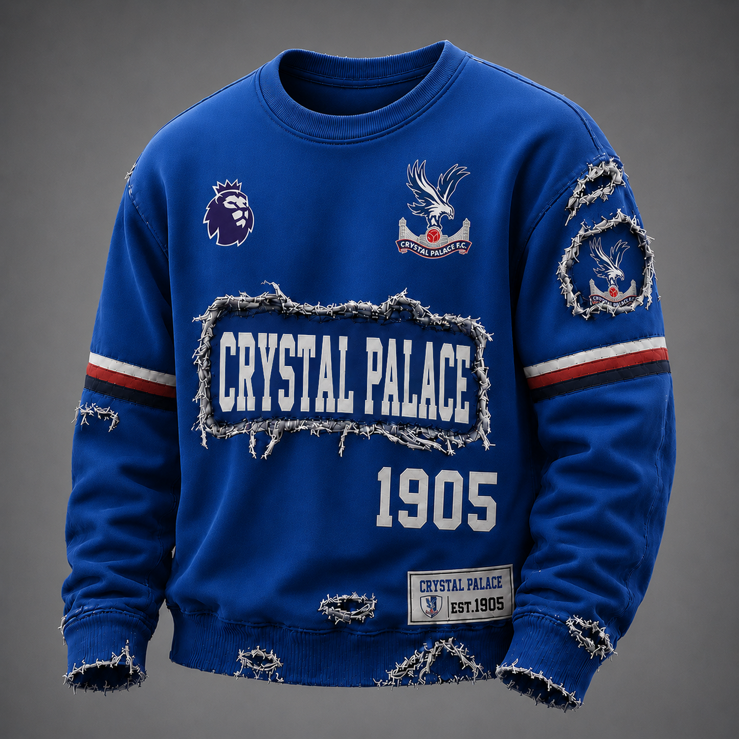 CRY x EPL Distressed Premium Sweatshirt 0806 DatND DVT