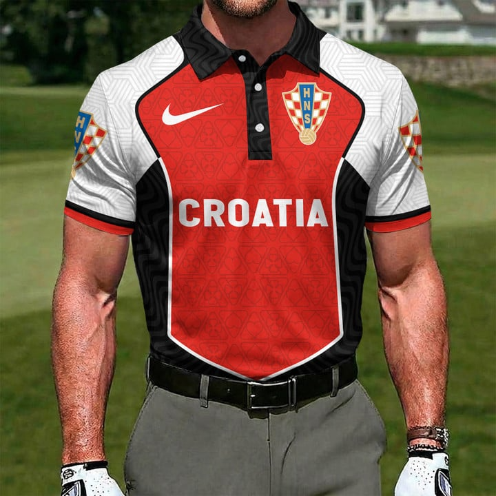Croatia x World Cup 2026 Classic Polo Shirt DDT NTL