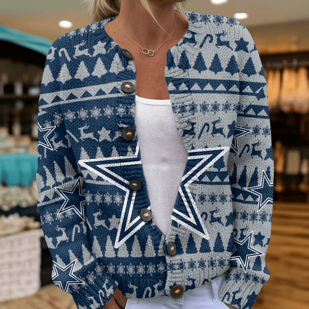DAL x NFL Cardigan Sweatshirt With Button V2 DatND DVT