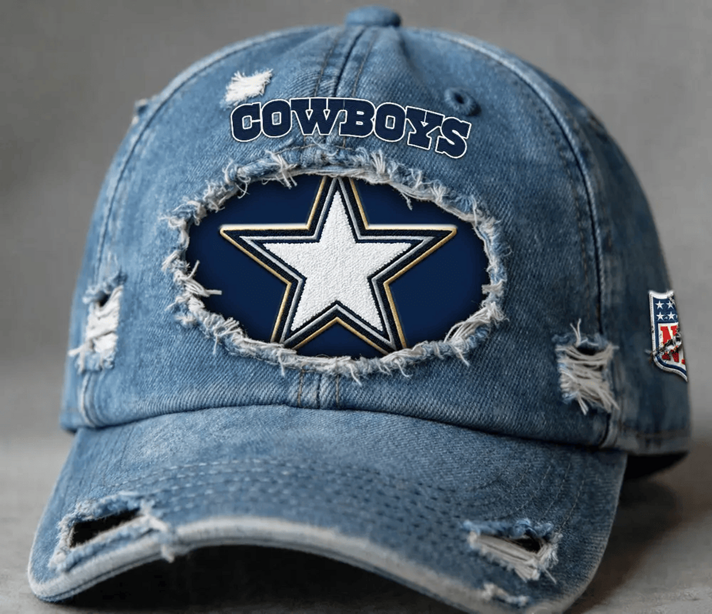 DAL x NFL Denim Washed Cap V3 2805 DatND DVT