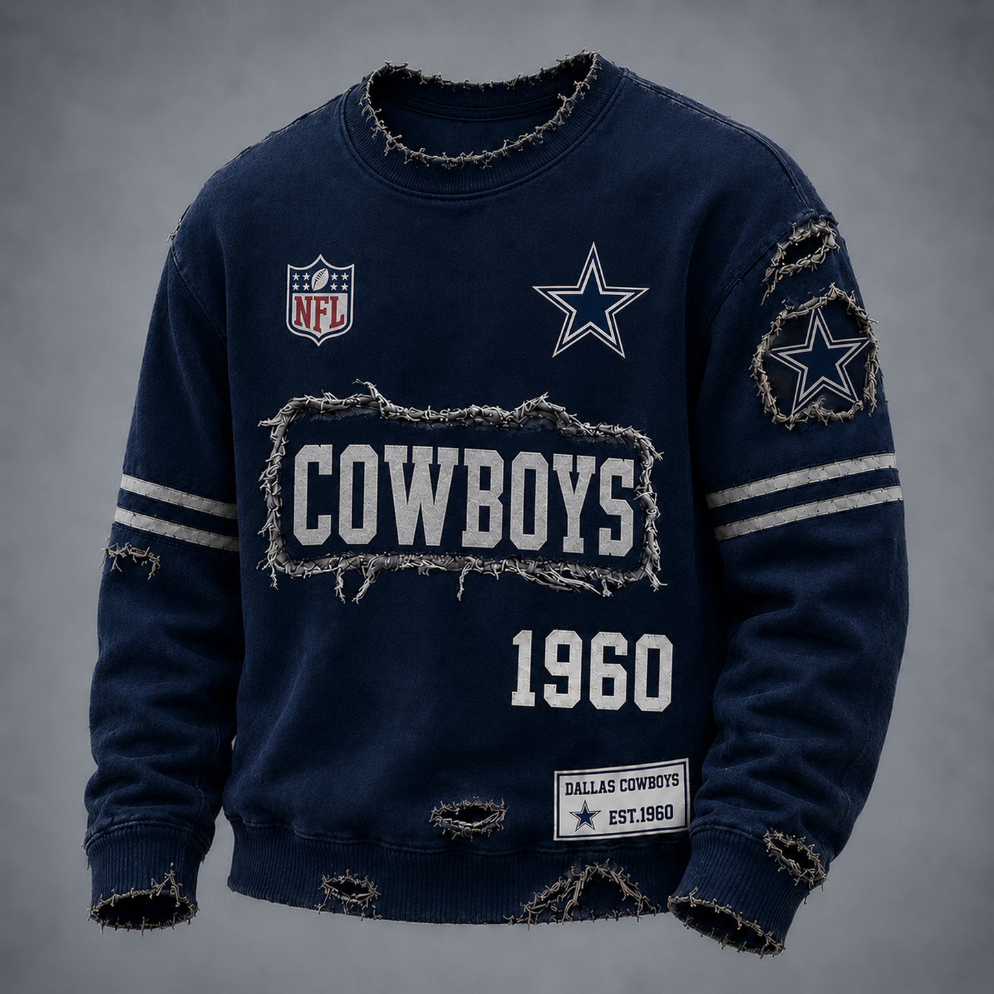 DAL x NFL Luxury Classic Sweatshirt 0606 DatND DVT
