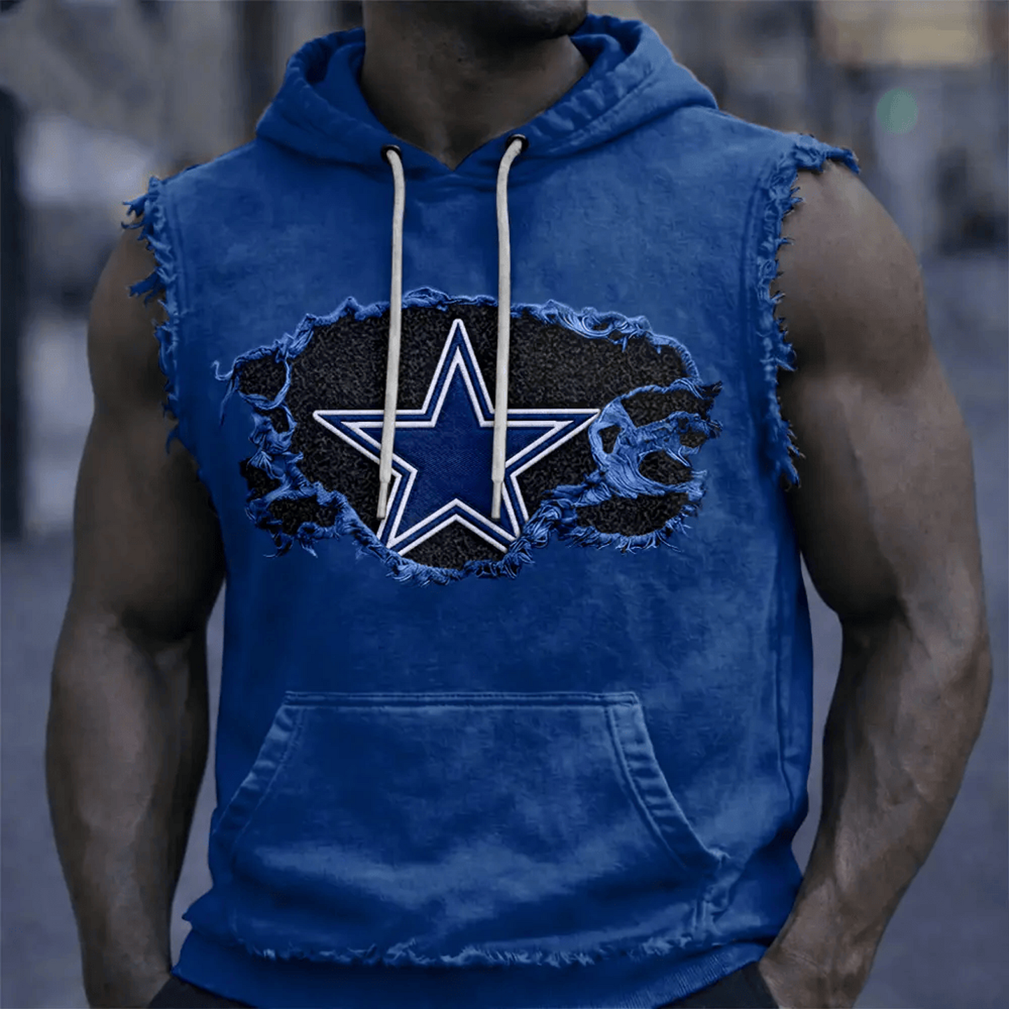 DAL x NFL Men’s Sleeveless Hoodie Tank DATND TANTD 280526