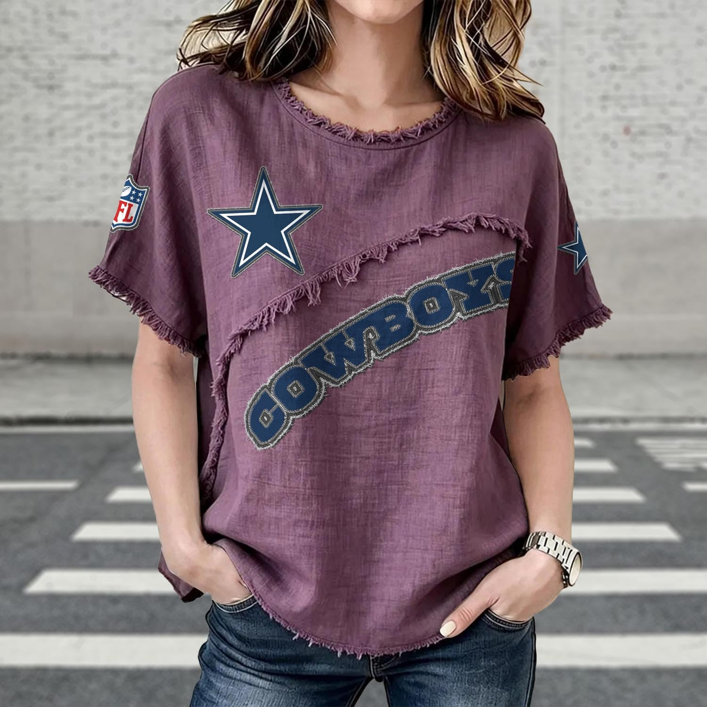 DAL x NFL Women’s Vintage O-Neck 2905 DatND DVT