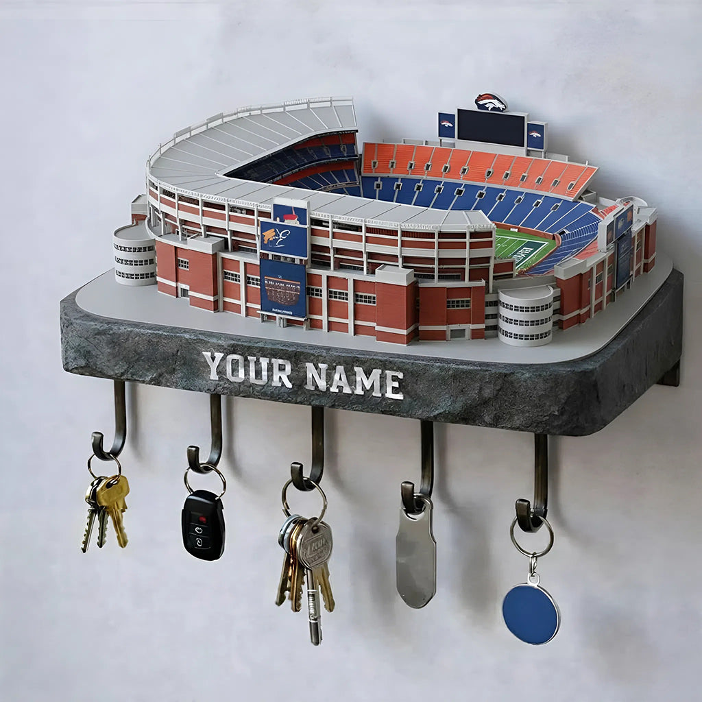 DB Stadium Premium NFL Wood Key Hanger DDT NHM