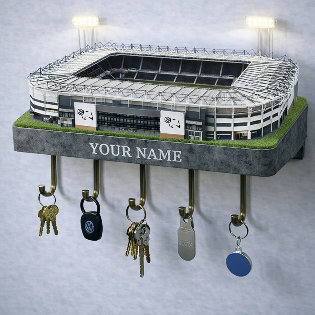 DC Stadium Premium EFL Wood Key Hanger DDT NTL