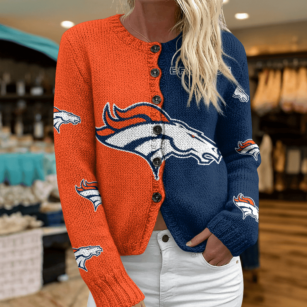 DEN x NFL Cardigan Sweatshirt With Button v1 DatND DVT