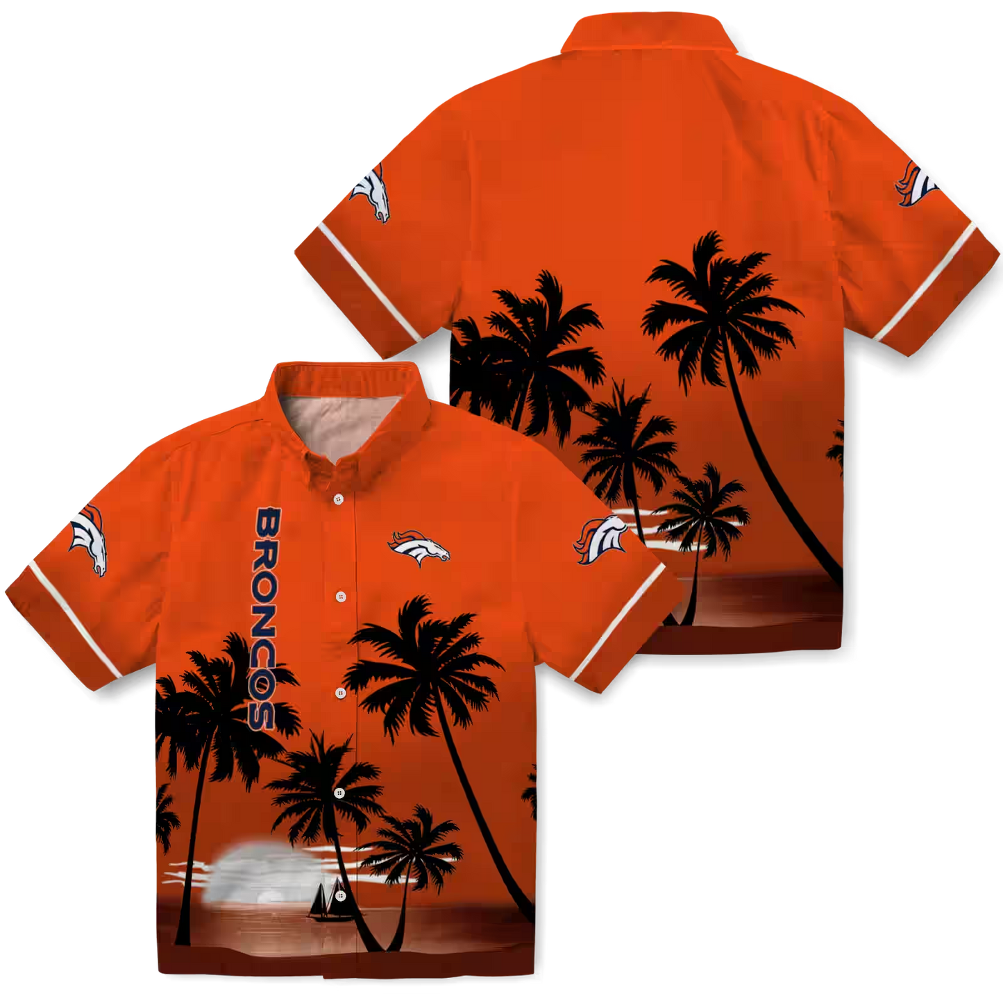 DEN x NFL Hawaiian Shirt – Beach Sunset DATND TANTD 270526