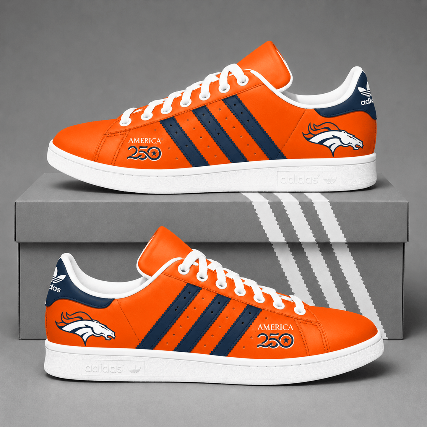 DEN x NFL Premium America 250 Team Pride Superstar Sneakers 150626