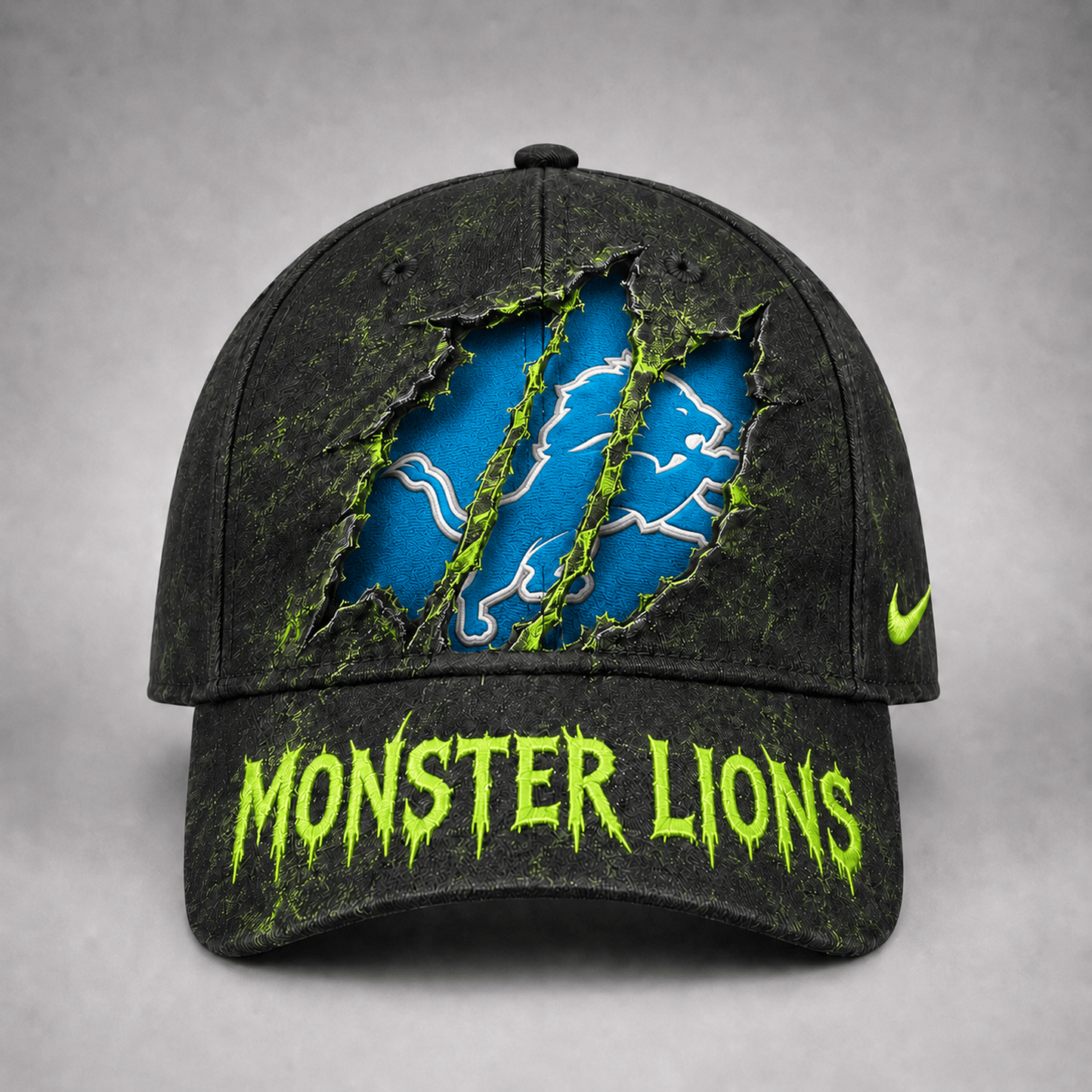 DET Premium NFL Monster Edition Football Fan Cap 1306