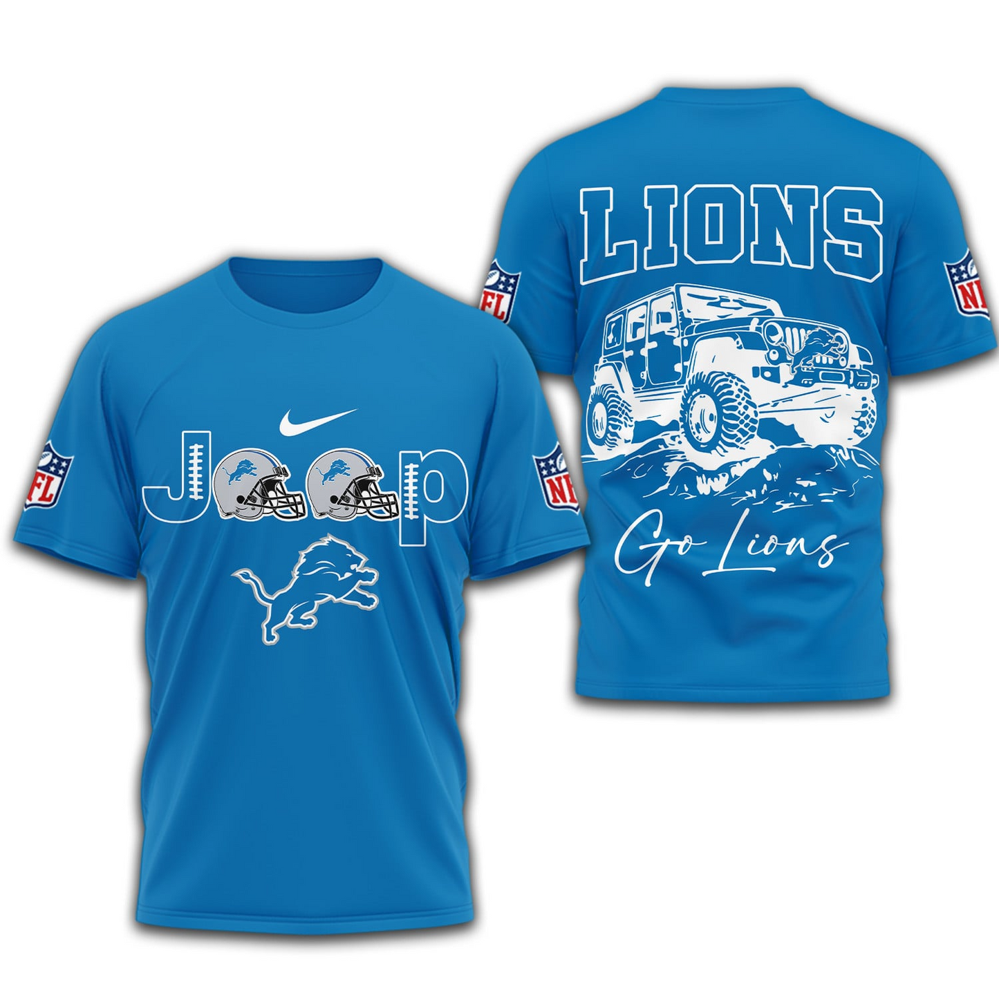 DL Premium NFL Jeep 3D Shirt DDT NTL