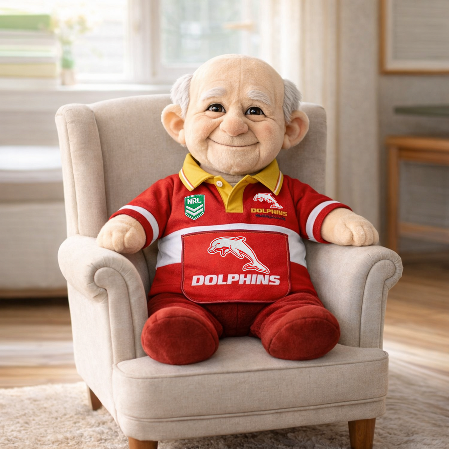 DOL x NRL Grandpa Plush Mascot DatND DVT