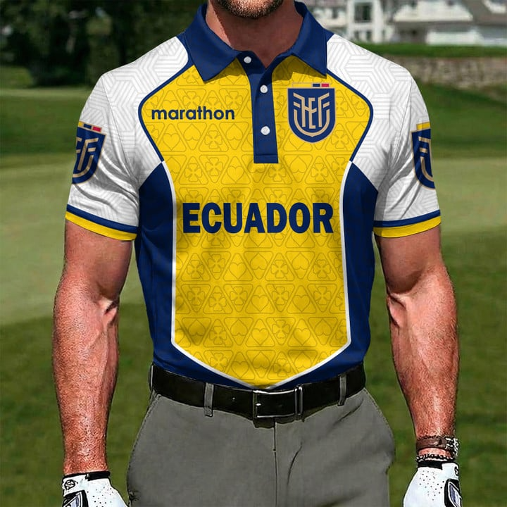 Ecuador x World Cup 2026 Classic Polo Shirt DDT NTL