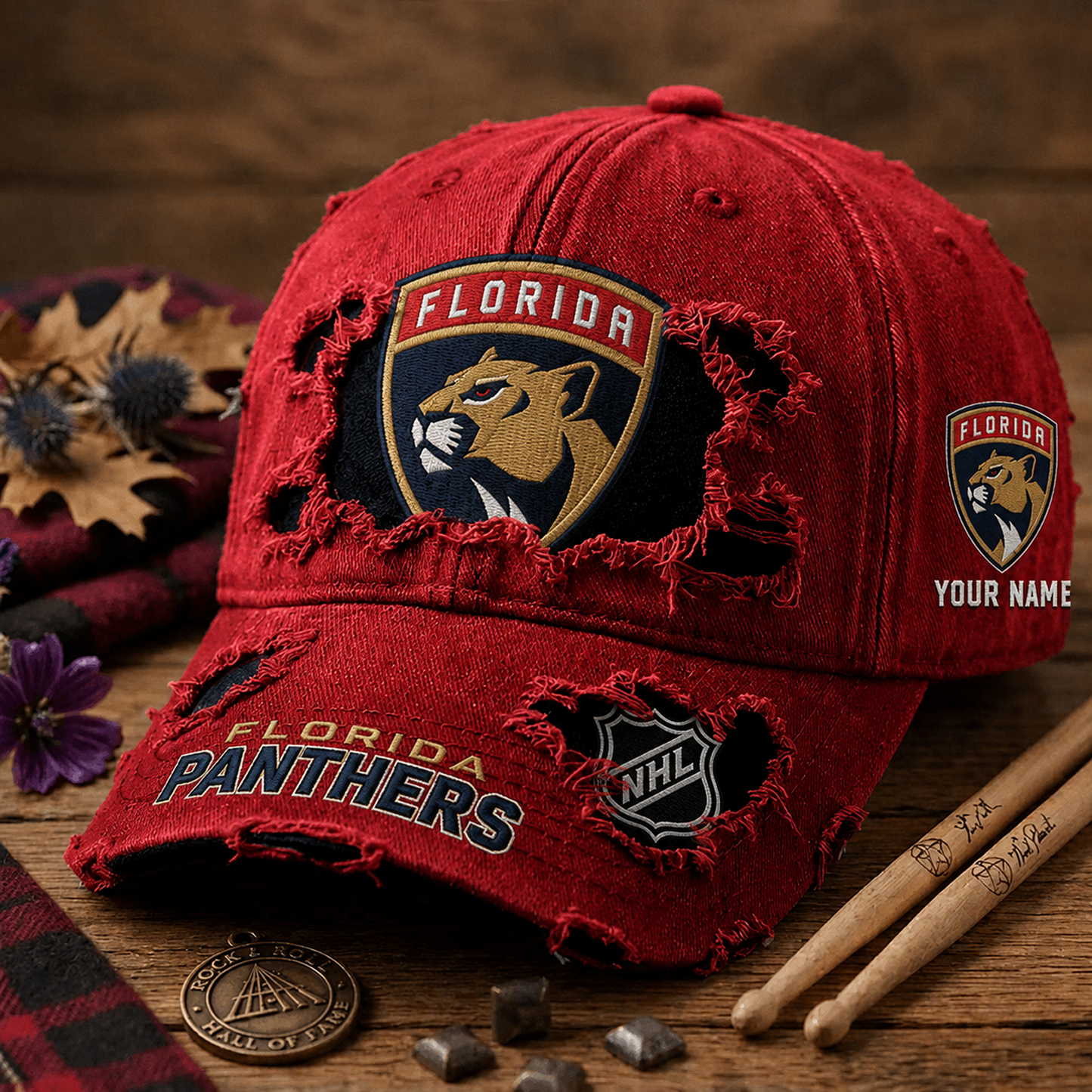 FLA x NHL Denim Washed Cap New Style DATND TANTD 290526